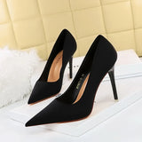 BIGTREE Shoes Satin Women Pumps 2025 New Purple High Heels Fashion Women Shoes Stiletto Luxury Noble Party Shoes Women Heels