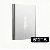 Portable External SSD, 1TB-16TB Large Capacity USB3.1 High Speed Solid State Drive, Lightweight Storage for Laptop, Desktop, Mac