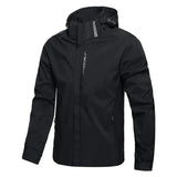 Men's Outdoor Waterproof Raincoat Lightweight Cycling Coat with Hood Streetwear Hiking Windproof Jacket Climbing Outdoor Jackets