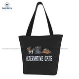Aphex Twin Shopping Bag Woman Fashion Handbags Aesthetic Polyester Office Bags