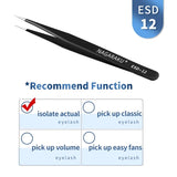 NAGARAKU Eyelash Extension Tweezers Makeup Stainless Steel Eyelash 3D accurate Clip