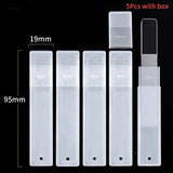 Nano Glass Nail File Transparent Crystal Nail Polish Rubbing Strip Polishing And Shining Nail Enhancement Tool