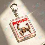 Rocky Amaze Amaze Keychains for Accessories Bag Charm Project Hail Mary Mission Crest Keyrings Jewelry Fans Gifts