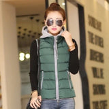 2026 New Winter Underwaist Coat Long Hooded Quilted Puffer Vest Female Warm Thicken Outwear Womens Jacket Sleeveless Waistcoat