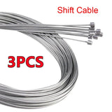 10/5/3/1PC 2M MTB Bicycle Brake Line Bicycle Speed Line Fixed Gear Shifter Gear Brake Cable Set Core Inner Wire MTB Road Bike