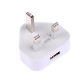 Latest 5V/2.1A Dual USB Port Fast Charger Universal UK Mains 3 Pin Plug Wall Charger Adapter USB Charging For Phone Tablet