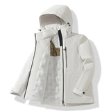 JNLN Unisex Waterproof Fleece Jackets Winter Windproof Thermal Windbreaker Men Women Hiking Camping Skiing Climbing Raincoat
