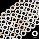 Natural Shell Beads Mother of Pearl Love Star Oval Round Flat Loose Spacer Beads for Jewelry Making DIY Charm Bracelet Necklace