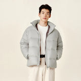 Semir Down Jacket Men Winter Three-proof Windproof Waterproof Stain Resistant Thick Stand Collar Puffer Coat Lightweight Warm