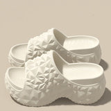 Women's Chunky Platform Slippers Summer Comfort Soft Thick Bottom Slides Woman for Sandals New Open Toe Non-slip Beach Shoes