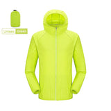 JNLN Men Women Hiking Jacket Unisex Waterproof Quick Dry Camping Windbreaker Outdoor Trekking Climbing Rain Coat Anti UV Clothes