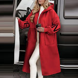 Spring Women Parka Jacket Coat Long White Hoodie Thick Warm Coats Female Spring New Elegant Casual Trendy Ladies Clothes