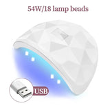 LULAA Nail Dryer Lamp UV Light For Nails Eyes Protection UV Lamp for Gel Nails Gel Nail Polish Curing Dryer Home Salon Tool
