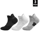 3 Pairs Anti-Slip Football Socks Men Sock Short Long Tube Soccer Basketball Sport Breathable Deodorous 39-45 Running Hiking