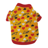 Chihuahua Clothes Cute Printed Small Dog Clothes French Bulldog Dogs Clothes Pets Warm Fleece Dog Winter Coat Puppy Dog Costume