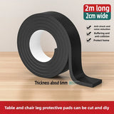DIY Non-Slip Furniture Pads Mute Mats Bumper Damper Anti-slip Thick Pad Foot Cover Self Adhesive Table Chair Foot Protection Pad