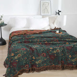 Nordic Throw Blanket For Beds Cotton Double Sided Sofa Cover Sofa Cushion Soft Blanket Leisure Bedspread Four Seasons Thin Quilt