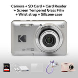 KODAK PIXPRO FZ55-RD 16MP Digital Camera 5X Optical Zoom 28mm Wide Angle 1080P Full HD Video 2.7" LCD Vlogging Camera