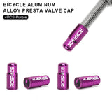 2/4/10Pcs Bicycle Tire Valve Cap Dustproof Lightweight Aluminum Alloy MTB Road Bike Tube Tyre Gas Nozzle Cover For FV Presta