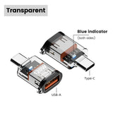 120W USB 3.2 to Type C OTG Adapter Fast Charging 10Gbps Data Audio Transfer For MacBook iPad iPhone 15 16 17 Huawei Xiaomi PC