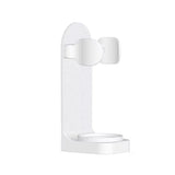 Toothbrush electronic holder, wall mounted adhesive holder, toothbrush organizer to save space and keep dry