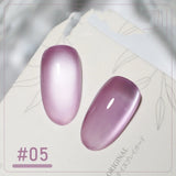 5g/Bottle White Moonlight Nail Cat's Eye Gel Magnetic Satin Gel Polish 9-Colors Soak Off Glitter Phototherapy Manicure Varnish