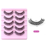 Fashion Russian Strip Lashes 2/5/10 Pairs 3D Mink Lashes Natural Eyelashes Dramatic False Eyelashes Wholesale Eyelash Extension