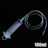 550ML Needle Barrel Oil Pump Syringe Large Syringes Reusable Pump Measuring With Scale Syringe With Tube