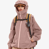 New Men Waterproof Hiking Jacket Women Windproof Sports Coat High Quality Hooded Jacket Outdoor Ride Climbing Running Jacket