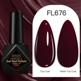 10ml Gel Nail Polish 162 Colors Nail Supplies Vernis Semi Permanent Nail Art Manicure Soak Off LED UV Gel Nail Varnishes Summer
