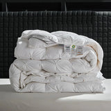 Luxury 100% White Goose down Comforter Winter Warm Duvet Extra Large Double Single Lightweight 3D Bread Design Pleated Edge