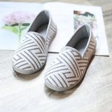 New 2026 Spring Autumn At Home Thermal Anti-Skid Slippers Women's Knitted Indoor Slippers Soft Outsole House Shoes