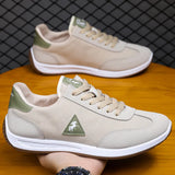 New 2026 Men's Casual Comfortable Breathable Sports Shoes Lightweight Anti-slip Wear-resistant Canvas Low-top round Toe Slip-On