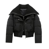 New Women Cotton Padded Jacket Winter Short Hooded Loose Cotton Coat Korean Women Parkas Coat Solid Outwear Women Puffer