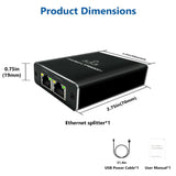 RJ45 Splitter 1 in 2/3/4 Out Network  1000Mbps RJ45 Adapter Gigabit Converter Internet Ethernet 8P8C Extender Plug Extension