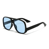 Hiking Camping Oversized Women Double Bridges Anti Light Glasses Fashion Outdoor Driving Eyeglasses Beach Travel UV400 Shades