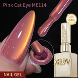 XEIJAYI 1pc 15ML Blue cat eye Nail Gel polish Semi Permanent Nail Art Soaking UV LED Nail Salon DIY Nail Salon Gel