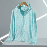 UPF45 UV Sun Protection Clothing Women's Zip Up thin Hoodie Long Sleeve Seatshirt Light Outdoor Fishing Running Hiking Jacket