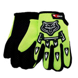 Kids Summer Full Finger Motorcycle Gloves Child Moto Luvas Motocross Leather Motorbike Guantes Children Kids Racing Moto Gloves