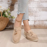 Comfortable Spring and Autumn New Large Size Soft Sole Women's Shoes British Style Fashion Flat Shoes Comfortable Casual Shoes