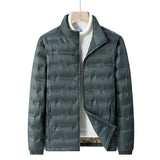 Men Winter New Down Jacket Men Hooded Waterproof Windproof Puffer Jacket Detachable Hat Coat Casual Lightweight Down Jacket Male