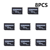 1-30PCS Support Memory Card Adapter SD Card Card To Memory Stick Adapter For PSP SD Card Card 1MB-128GB Memory Stick Pro