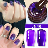 BORN PRETTY 83 Colors 10ml Jelly Nude Gel Nail Polish Autumn Amber Semi Transparent Manicure Soak off UV LED Nails Gel Varnish