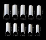 500 Pcs Curved C Fake Nail New Materials Top Quality Full Cover Nails Tips Transparent Gel Para Unha False Nails Beauty Products