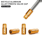 2/4/10Pcs Bicycle Tire Valve Cap Dustproof Lightweight Aluminum Alloy MTB Road Bike Tube Tyre Gas Nozzle Cover For FV Presta