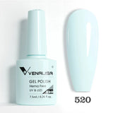 Venalisa HEMA TPO FREE Nail Gel Polish Glitter Gorgeous Full Coverage Soak Off UV LED French Nail Jelly Pink Nude Collection
