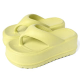 Comwarm New Thick Flip-flops Women Fashion Platform Sandals Outdoor Women Beach Slipper Home Comfort Women's Summer Sandals 2024