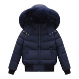 AP 2026 AW Winter down coat for kids High-quality white duck down coats waterproof fabric children outwear