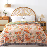 Nordic Throw Blanket For Beds Cotton Double Sided Sofa Cover Sofa Cushion Soft Blanket Leisure Bedspread Four Seasons Thin Quilt