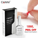 Canni TPO FREE HEMA FREE 18ml Long Wear Diamond Nowipe Top Coat Peeloff Base Coat Soak Off UV LED Gel Polish Nail Manicure